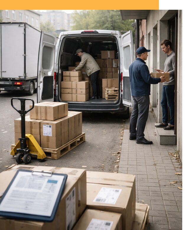 Доставка грузов от двери до двери с таможней от 46134 руб.