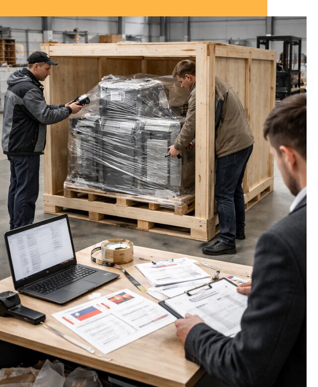 Доставка промышленного оборудования из США от 66638 руб