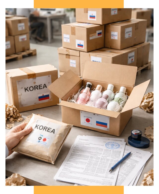 Доставка косметики из Кореи от 8714 р. под ключ | СетСервис-Пхв