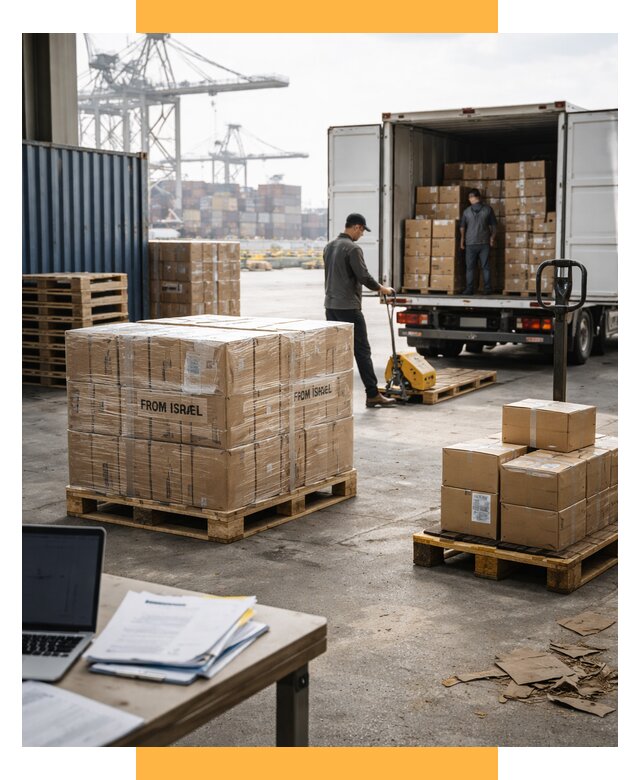 Доставка грузов из Израиля от 15378 р., логистика от СетСервис-Пхв