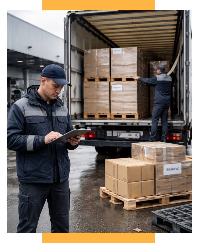 Доставка грузов из Беларуси от 15378 р. логистика СетСервис-Пхв