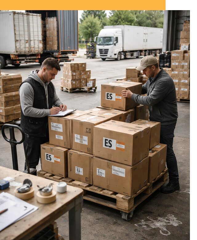 Доставка грузов в Испанию автотранспортом от 35882 руб