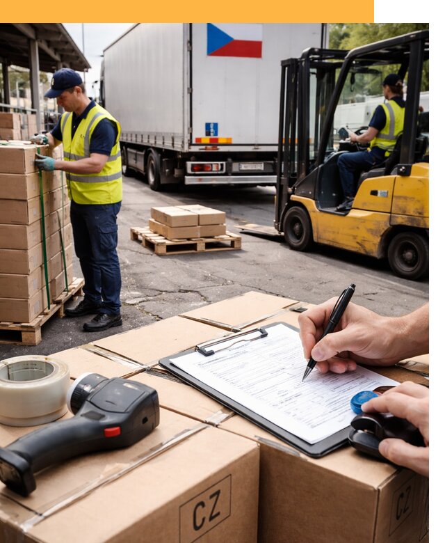 Доставка грузов в Чехию от 35882 руб, международные перевозки