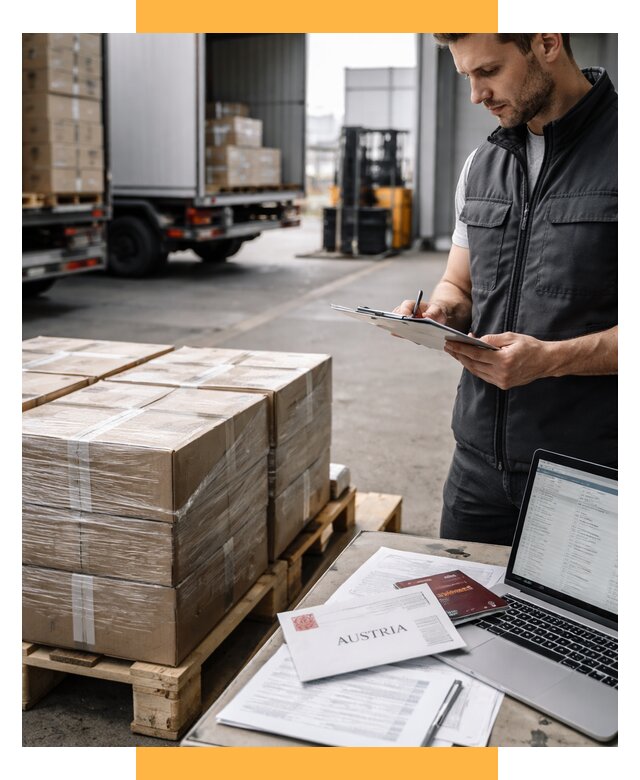 Доставка в Австрию от 66638 р. Логистика и экспорт СетСервис-Пхв
