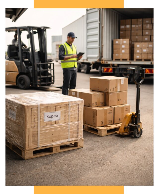 Доставка грузов в Корею из России от 35882 р. | СетСервис-Пхв