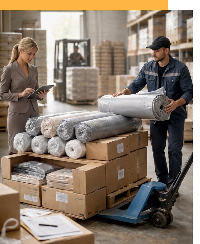 Перевозка текстиля по миру от 15378 руб. с таможней и страхованием