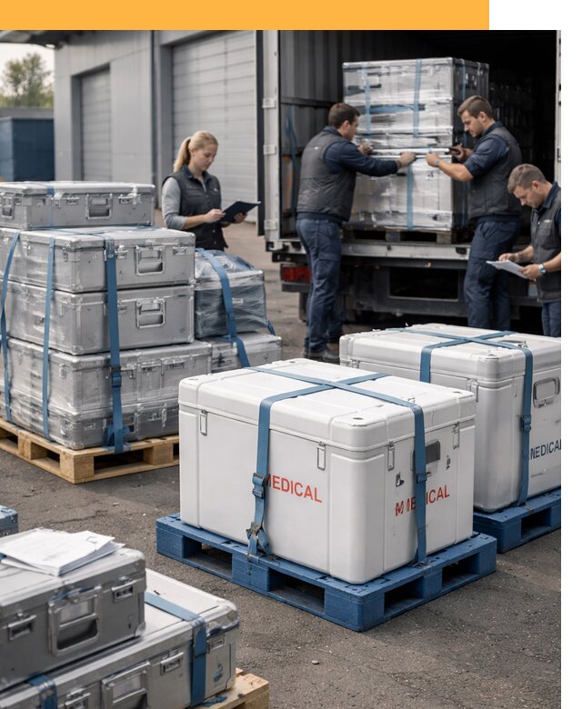 Перевозка медицинского оборудования по всему миру от 15378 руб