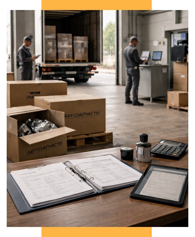 Таможенное оформление автозапчастей под ключ от 8714 р., СетСервис-Пхв