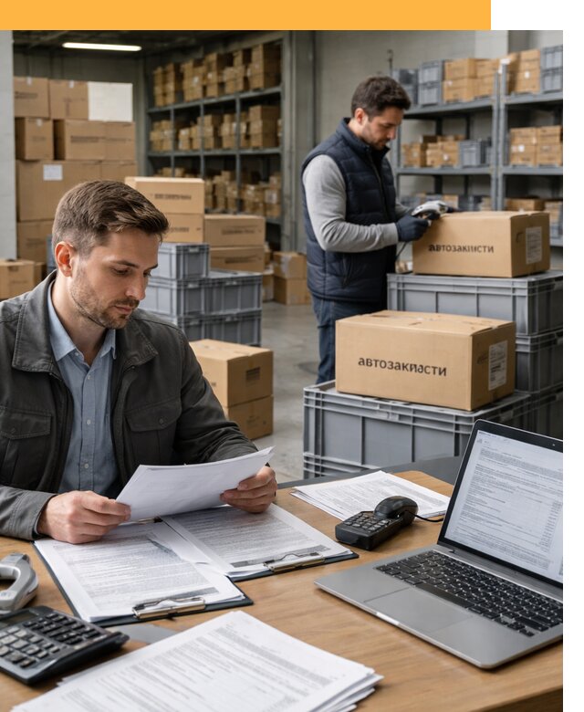 Таможенное оформление автозапчастей по выгодным тарифам от 8714