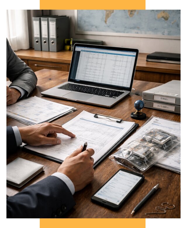 Проверка поставщика за рубежом от 8714 р. | СетСервис-Пхв аудит