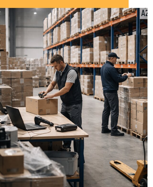 Склад консолидации в Европе: хранение, сортировка от 6664